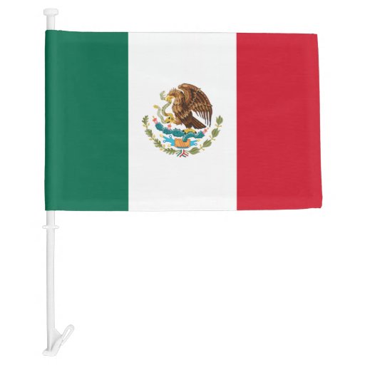 Mexican car window flag | Mexico pride | Zazzle