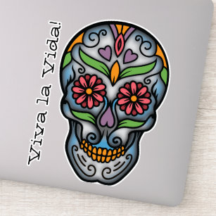 Mexican Cavalera Sugar Skull Sticker