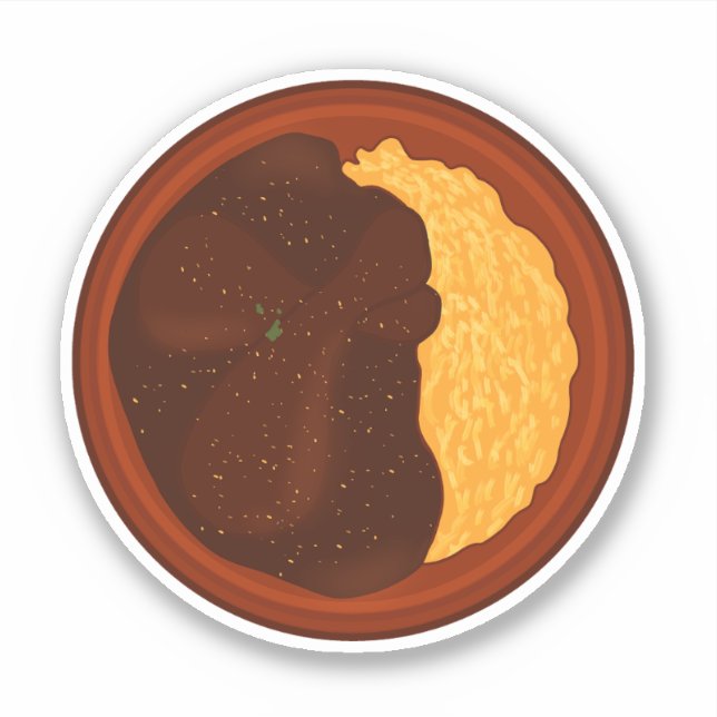 Mexican Chicken Mole Sticker (Front)
