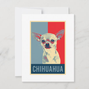Mexican Chihuahua Dog Portrait Pop Art