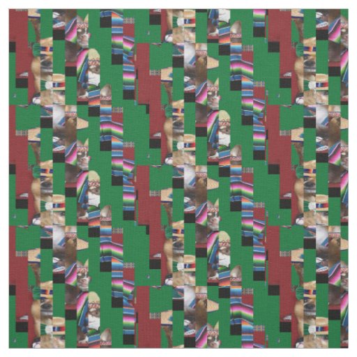 Mexican Chihuahua dogs Custom Fabric