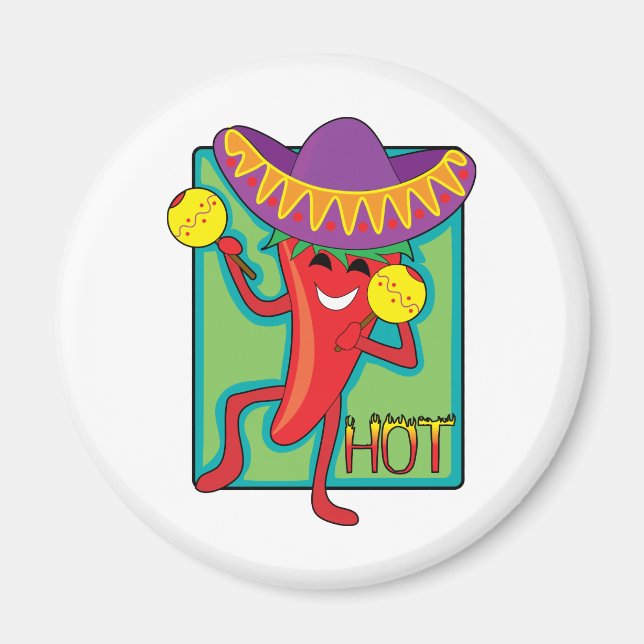 Mexican Chili Magnet (Front)