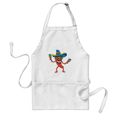 Mexican Chili Pepper Adult Apron