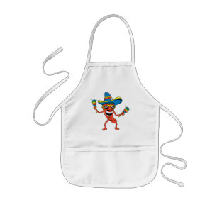 Mexican Chili Pepper Kids' Apron