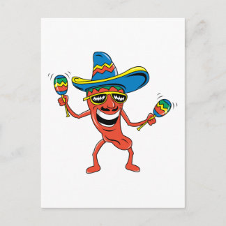 Mexican Chili Pepper Postcard