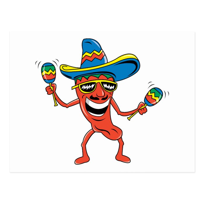 Mexican Chili Pepper Postcards