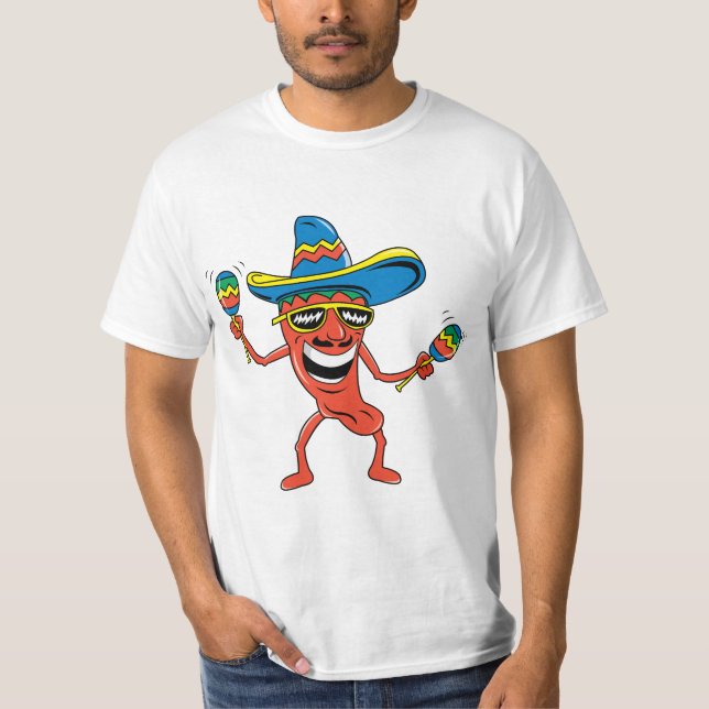 Mexican Chili Pepper T-Shirt (Front)