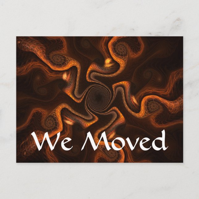 Mexican Chocolate Announcement Postcard (Front)