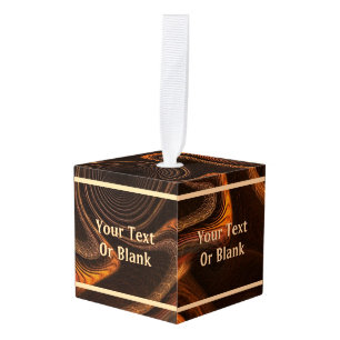 Mexican Chocolate Cube Ornament