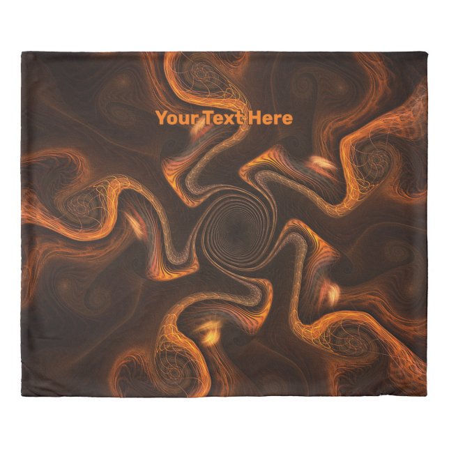 Mexican Chocolate Duvet Cover (Front)