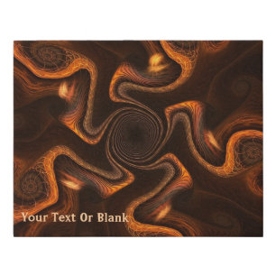 Mexican Chocolate Faux Canvas Print