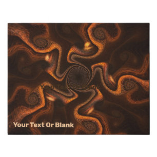 Mexican Chocolate Faux Canvas Print