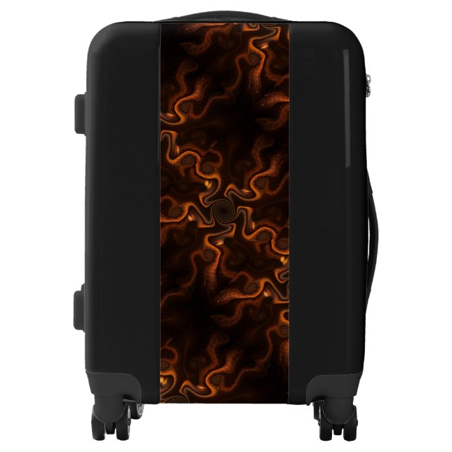 Mexican Chocolate Fractal Luggage (Front)