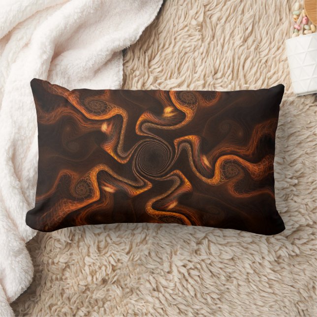 Mexican Chocolate Lumbar Pillow (Blanket)