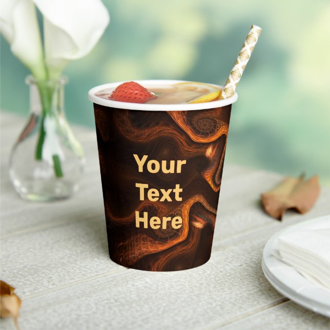 Mexican Chocolate Paper Cups (Insitu)