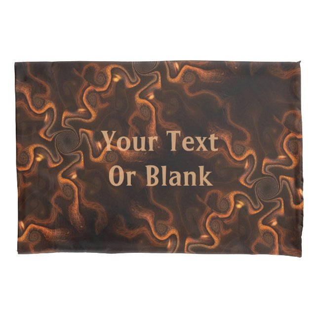 Mexican Chocolate Pillow Case (Front)