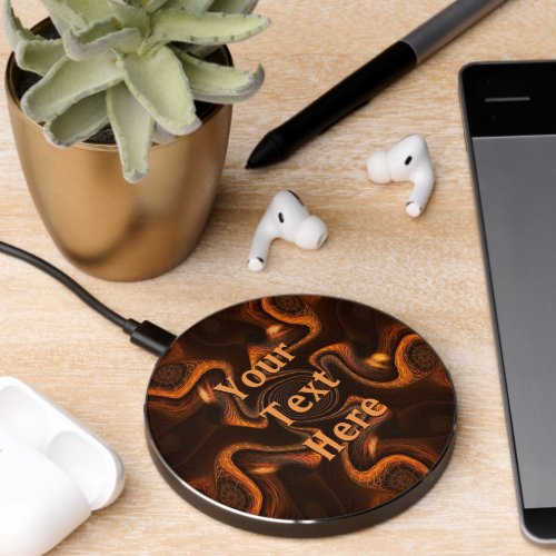 Mexican Chocolate Swirl Wireless Charger