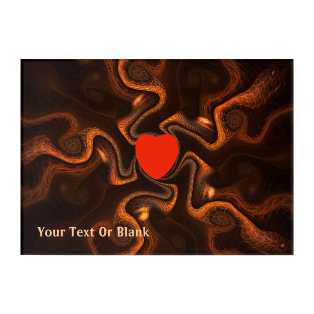 Mexican Chocolate - Valentine's Day Acrylic Print (Front)