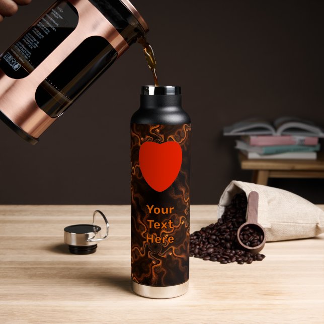 Mexican Chocolate Water Bottle (Coffee (Rotated))