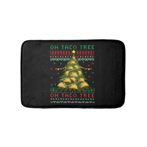 mexican Christmas mexican Christmas taco mexican Bath Mat