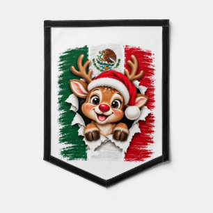 Mexican Christmas Reindeer Pennant