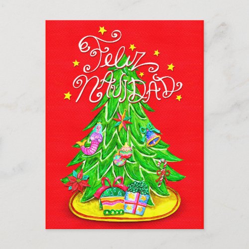 Mexican Christmas Tree Postcard