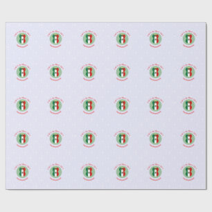 Mexican Cinco de Mayo Angel Personalized Wrapping Paper