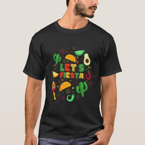Mexican Cinco De Mayo Fiesta Women Men Sombrero Pr T_Shirt