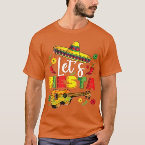 Mexican Cinco De Mayo  Lets fiesta  girl T_Shirt