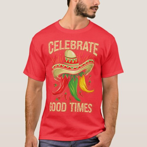 Mexican Cinco De Mayo Party  retro T_Shirt