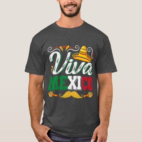 Mexican Cinco De Mayo Party Viva Mexico  gift T_Shirt