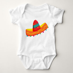 Mexican  Cinco de Mayo Sombrero Baby's t-shirt Baby Bodysuit