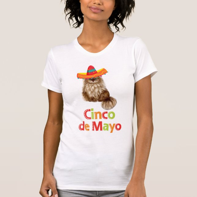 Mexican Cinco De Mayo Women's t-shirt with Fiesta (Front)