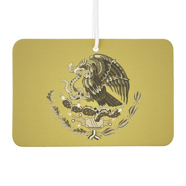 Mexican coat of arms air freshener (Front)