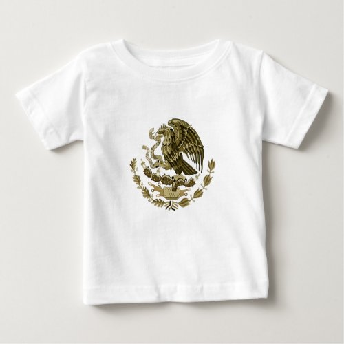 Mexican coat of arms baby T_Shirt