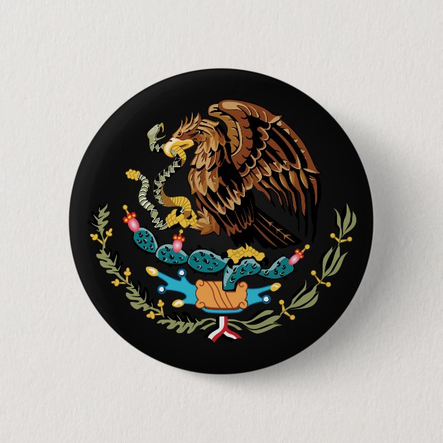 Mexican coat of arms button (Front)