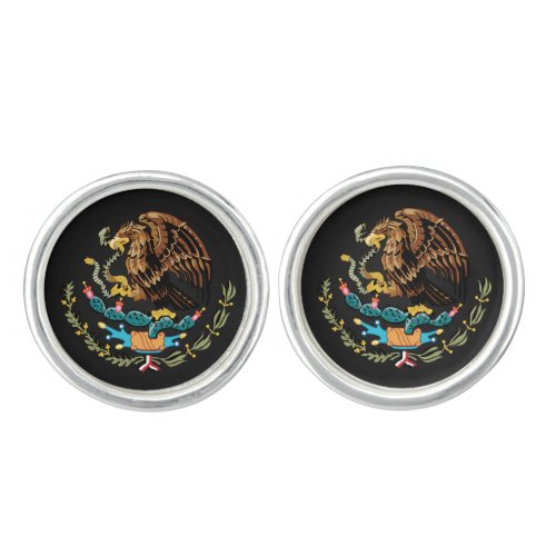 Mexican coat of arms Cufflinks