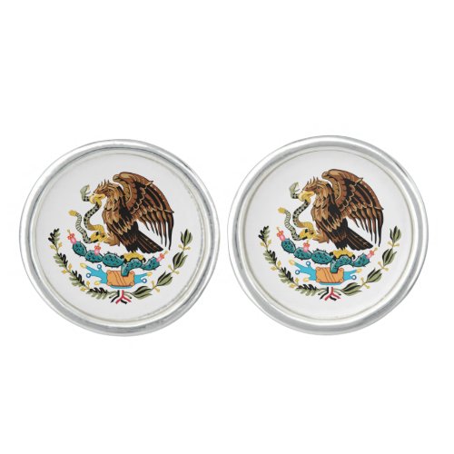 Mexican coat of arms Cufflinks