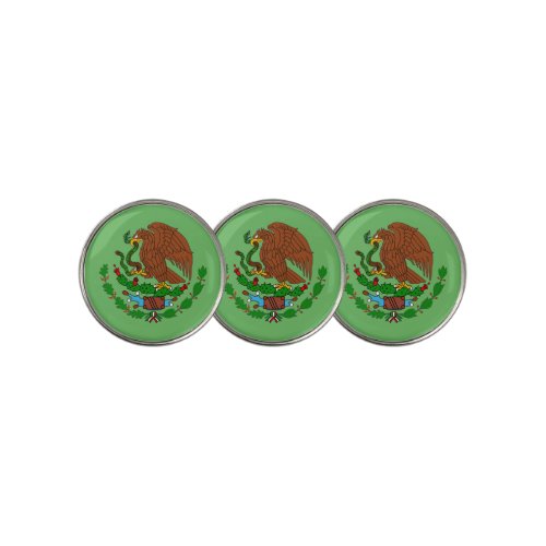 Mexican Coat of arms Golf Ball Marker