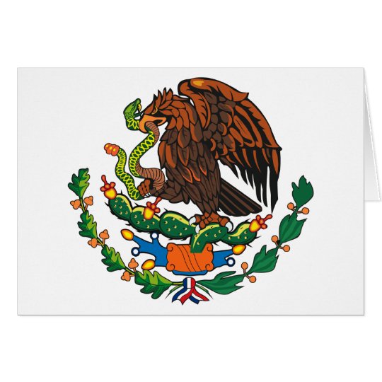 Mexican Coat of Arms Greeting Card