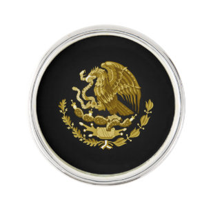 Mexican coat of arms pin