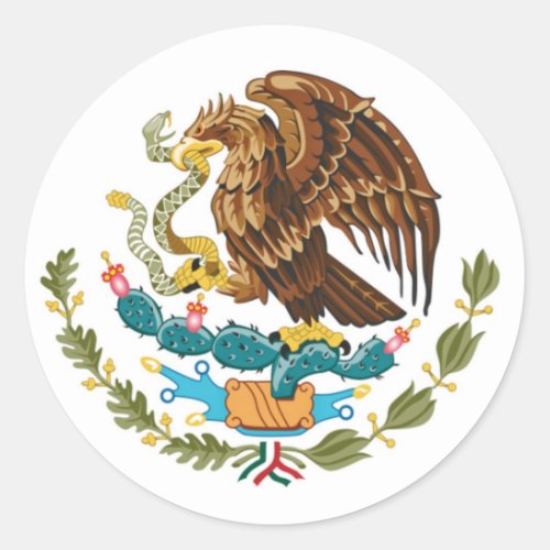 Mexican coat of arms sticker