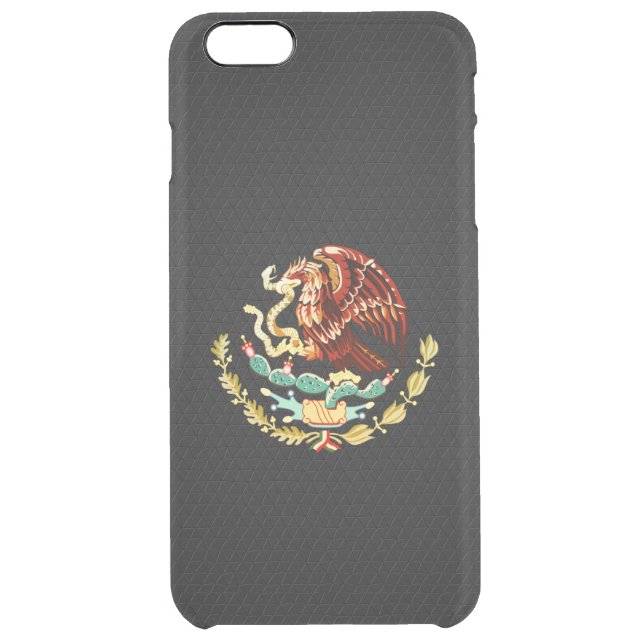 Mexican coat of arms uncommon iPhone case (Back)