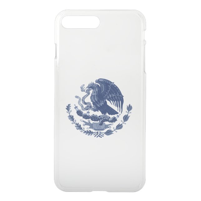 Mexican coat of arms uncommon iPhone case (Back)