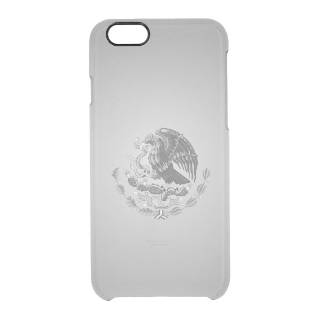 Mexican coat of arms uncommon iPhone case (Back)