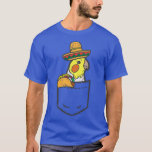 Mexican Cockatiel Bird Pocket Fiesta Cinco De Mayo T-Shirt