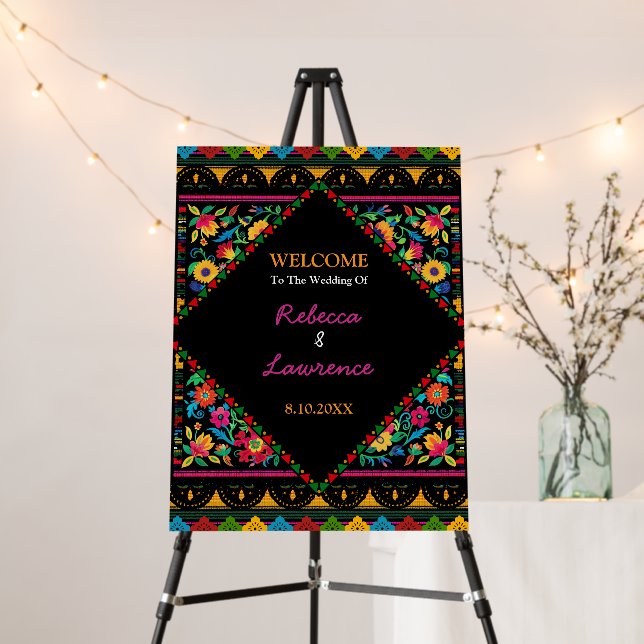 Mexican colorful wedding foam board (In Situ (Stand))