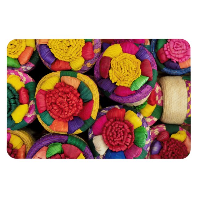 Mexican Colorful Wicker Magnet (Horizontal)