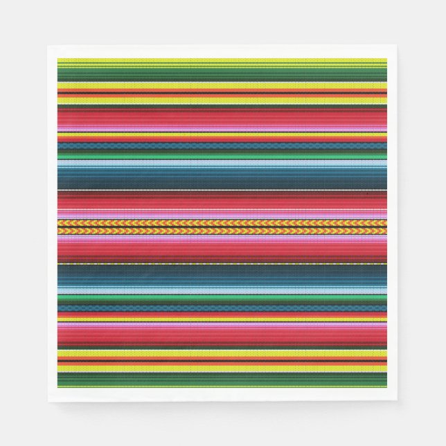 Mexican Colors  Napkins (Front)
