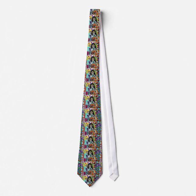 Mexican Couple Wedding Tie (Front)